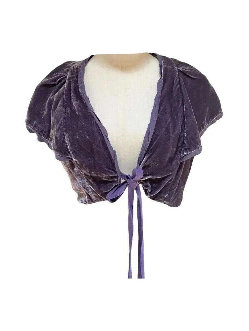 Marc Jacobs Velvet Bolero Shrug Jacket Size 6